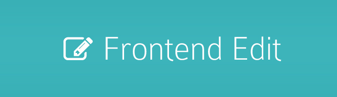 Frontend Edit 1.1.1 Adds Personal Touches